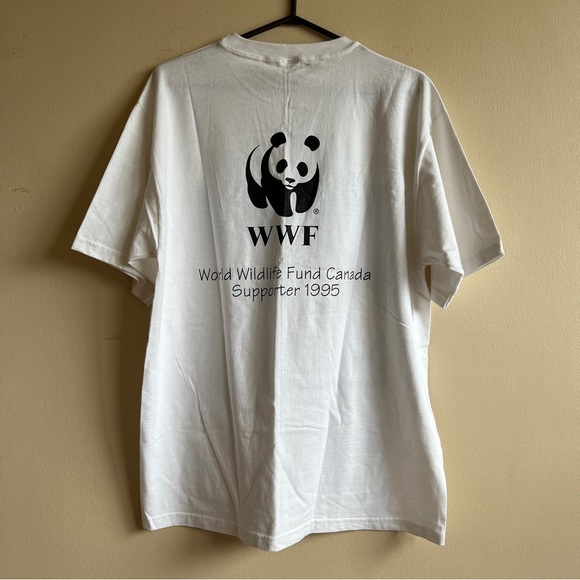 Vintage Polar Bear Wildlife at Risk t shirt 🐻❄️💙 - Picture 4 of 5